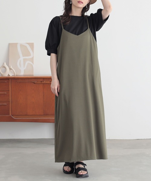 n'OrLABEL(ノアールレーベル)の「【接触冷感】タックパフスリーブカットソー(Tシャツ/カットソー・レディース・ブラック/イエロー/ライトグレー/ブルー・1/2)」の11枚目の写真