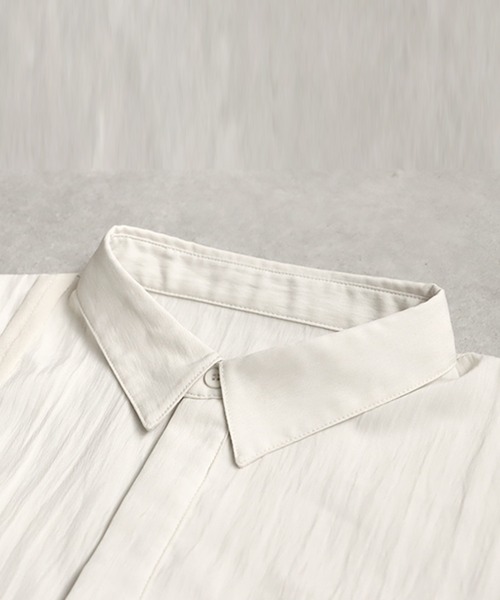 antiqua（アンティカ）の「テープデザインシャツ（シャツ/ブラウス・レディース・ホワイト/ブラック・ONESIZE）」の17枚目の写真