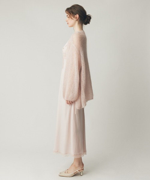 ME COUTURE（ミークチュール）の「2wayキッドモヘヤシアーニット（ニット/セーター・レディース・オフホワイト/ピンク/ベビーピンク/ピンクベージュ・FREE）」の22枚目の写真