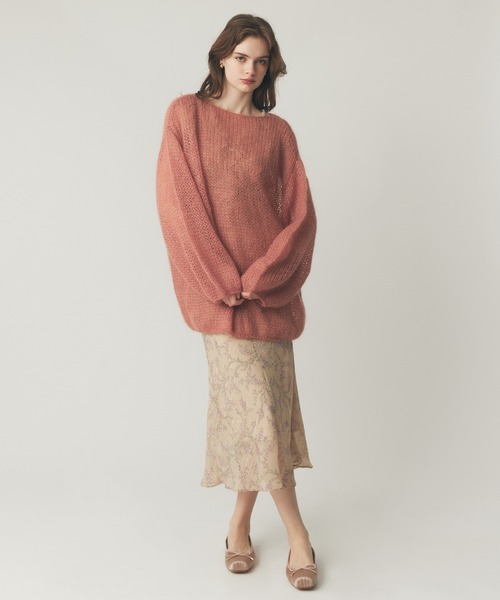 DEICY me couture 2WAYキッドモヘヤシアーニット 2wayキッドモヘヤシアーニット（ニット/セーター）｜ME COUTURE（ミー