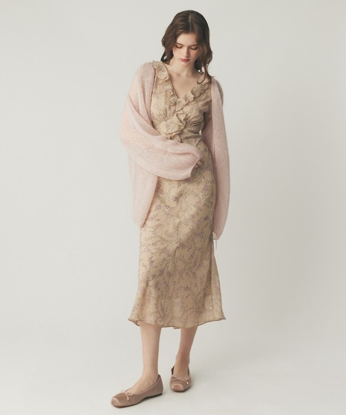 ME COUTURE（ミークチュール）の「2wayキッドモヘヤシアーニット（ニット/セーター・レディース・オフホワイト/ピンク/ベビーピンク/ピンクベージュ・FREE）」の16枚目の写真