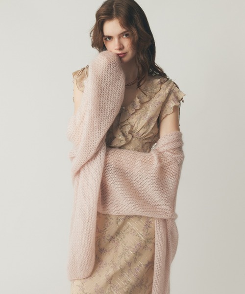 2wayキッドモヘヤシアーニット（ニット/セーター）｜ME COUTURE（ミー