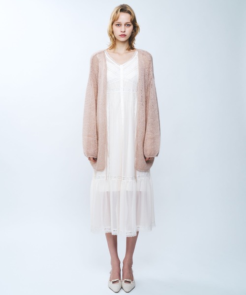 2wayキッドモヘヤシアーニット（ニット/セーター）｜ME COUTURE（ミー