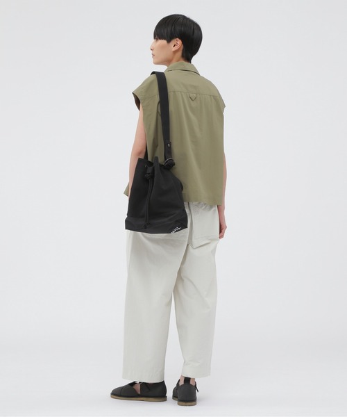MHL：LIGHTWEIGHT COTTON CANVAS COTTON CANVAS（ショルダーバッグ）｜MHL.（エムエイチエル）の