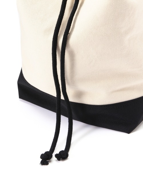 MHL.(エムエイチエル)の「COTTON CANVAS(ショルダーバッグ・レディース・ホワイト系その他2/ブラック・FREE)」の4枚目の写真