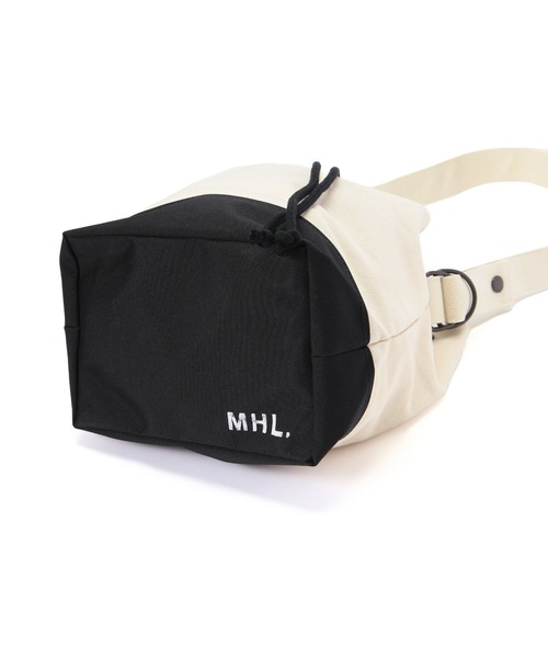 【新品】MHL. エムエイチエル　キャンバス　ショルダーバッグ COTTON CANVAS（ショルダーバッグ）｜MHL.（エムエイチエル）の