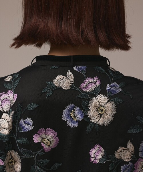 マルチ刺繍フレアワンピース（ワンピース）｜GRACE CONTINENTAL