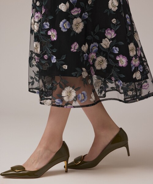 マルチ刺繍フレアワンピース（ワンピース）｜GRACE CONTINENTAL