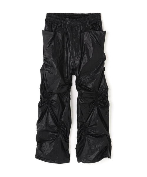 ROYAL FLASH（ロイヤルフラッシュ）の「A.F ARTEFACT/エーエフ・アーティファクト/Coating Random Gather Wide Pant（その他パンツ・メンズ・ブラック・2/3）」の9枚目の写真