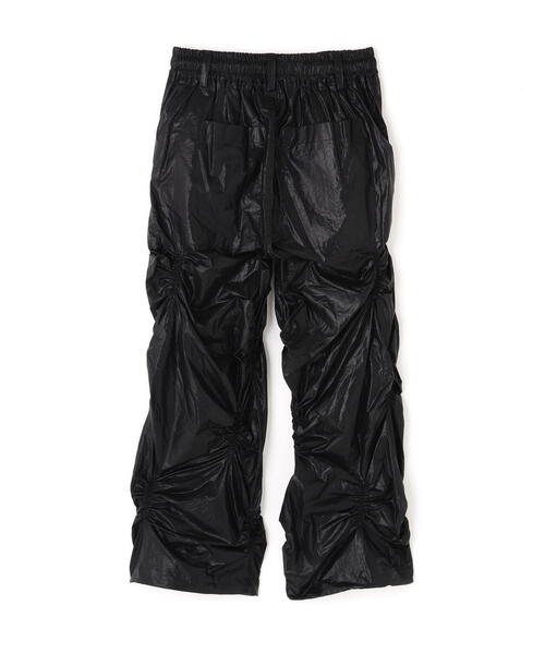 ROYAL FLASH（ロイヤルフラッシュ）の「A.F ARTEFACT/エーエフ・アーティファクト/Coating Random Gather Wide Pant（その他パンツ・メンズ・ブラック・2/3）」の10枚目の写真