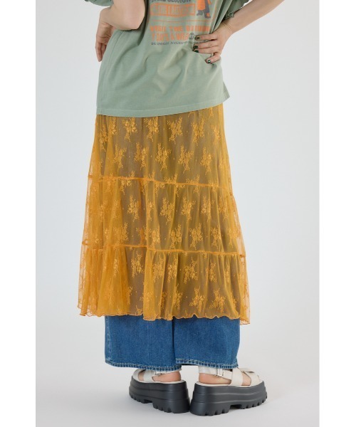 レースティアードスカート（スカート）｜RODEO CROWNS WIDE BOWL