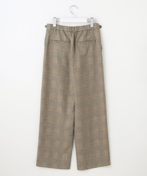 J.PRESS(ジェイプレス)の「モナベールツイル チェック ワイド パンツ(その他パンツ・レディース・ブラウン系3・T17/T15/T13)」の9枚目の写真