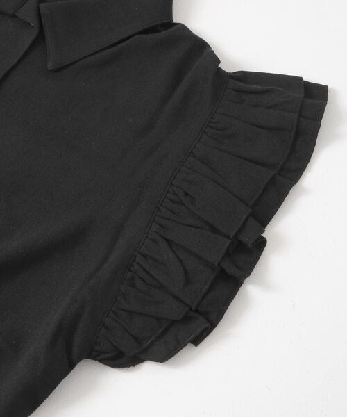ITEMS URBANRESEARCH(アイテムズ アーバンリサーチ)の「フリルリネンショートブラウス(シャツ/ブラウス・レディース・ブラック/ストライプ/ホワイト・FREE)」の18枚目の写真