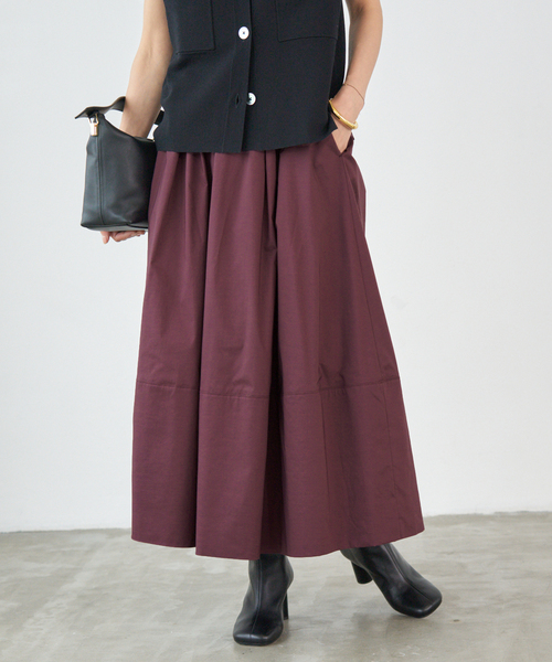 タフタトリミングスカート（スカート）｜IENA（イエナ）のファッション