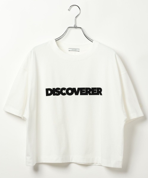 BAYFLOW(ベイフロー)の「シンプルロゴショートTシャツ(Tシャツ/カットソー・レディース・ライトピンク/ライトブルー/オフホワイト/ライトイエロー・FREE)」の11枚目の写真