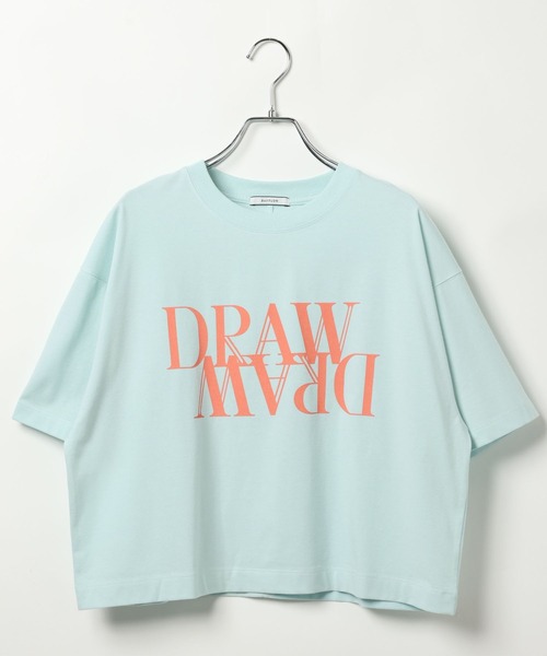 BAYFLOW(ベイフロー)の「シンプルロゴショートTシャツ(Tシャツ/カットソー・レディース・ライトピンク/ライトブルー/オフホワイト/ライトイエロー・FREE)」の14枚目の写真