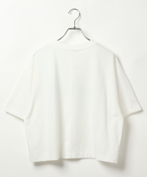 BAYFLOW(ベイフロー)の「シンプルロゴショートTシャツ(Tシャツ/カットソー・レディース・ライトピンク/ライトブルー/オフホワイト/ライトイエロー・FREE)」の15枚目の写真