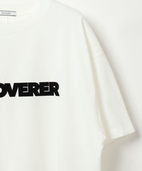 BAYFLOW(ベイフロー)の「シンプルロゴショートTシャツ(Tシャツ/カットソー・レディース・ライトピンク/ライトブルー/オフホワイト/ライトイエロー・FREE)」の17枚目の写真