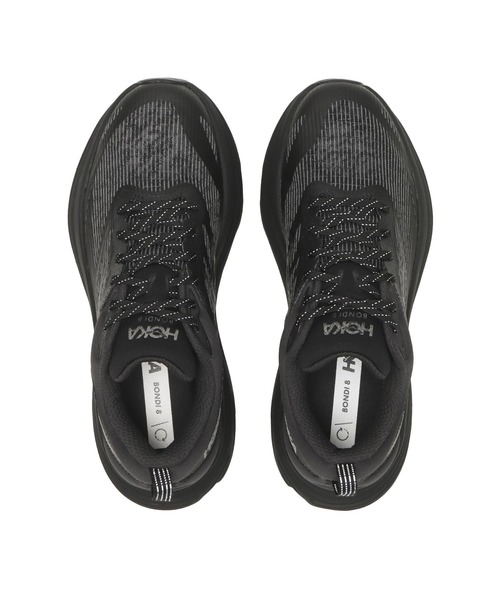 HOKA（ホカ）の「BONDI 8 TS CAGED　1155391-BBLC（スニーカー・メンズ・ブラック・27.5cm/28.0cm/27.0cm/26.5cm/26.0cm/29.0cm/28.5cm/24.5cm/24.0cm/23.0cm/25.5cm/25.0cm/23.5cm）」の4枚目の写真