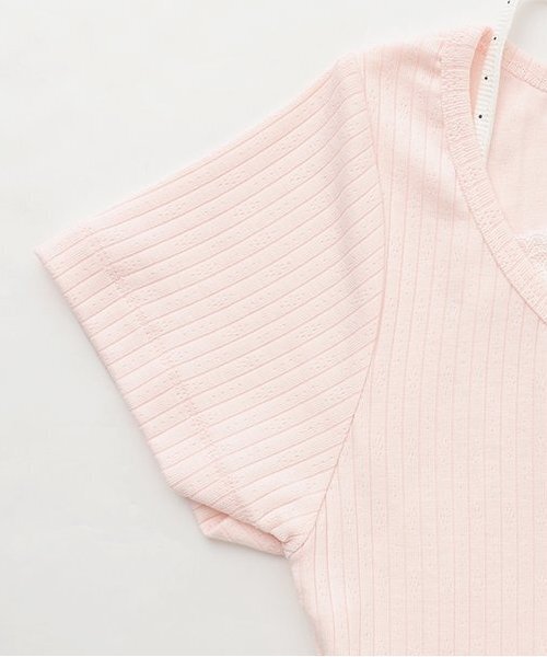 Mi-je（ミジェ）の「ViVi9月号掲載ドットキャミレイヤードトップス【韓国ファッション】（Tシャツ/カットソー・レディース・クリーム/ピンク/モカ・F）」の16枚目の写真
