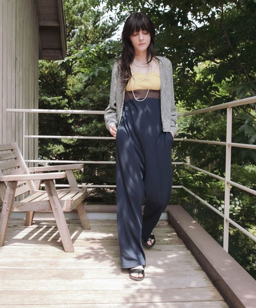 URBAN RESEARCH(アーバンリサーチ)の「『別注』onit×URBAN RESEARCH ベアトップオールインワン(サロペット/オーバーオール・レディース・ブラック/ネイビー・FREE)」の12枚目の写真