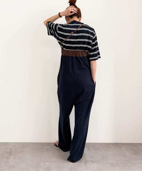 URBAN RESEARCH(アーバンリサーチ)の「『別注』onit×URBAN RESEARCH ベアトップオールインワン(サロペット/オーバーオール・レディース・ブラック/ネイビー・FREE)」の15枚目の写真