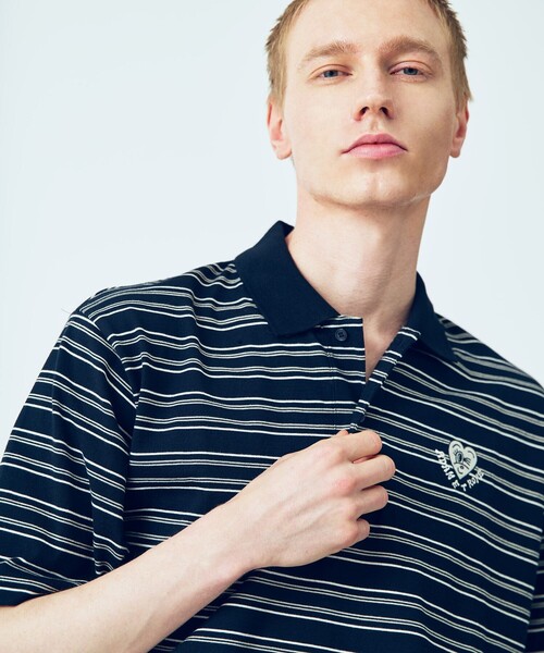 ADAM ET ROPE'（アダムエロペ）の「【Chocomoo×ADAM ET ROPE 】刺しゅう POLO（ポロシャツ・メンズ・ダークブラウン/ブラック系その他・FREE）」の16枚目の写真