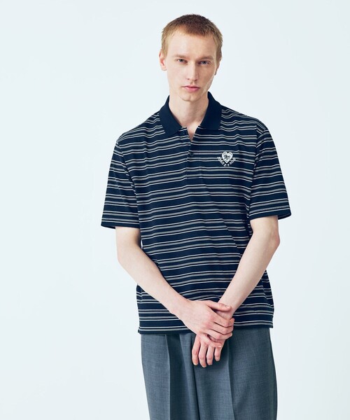 ADAM ET ROPE'（アダムエロペ）の「【Chocomoo×ADAM ET ROPE 】刺しゅう POLO（ポロシャツ・メンズ・ダークブラウン/ブラック系その他・FREE）」の10枚目の写真