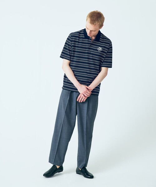 ADAM ET ROPE'（アダムエロペ）の「【Chocomoo×ADAM ET ROPE 】刺しゅう POLO（ポロシャツ・メンズ・ダークブラウン/ブラック系その他・FREE）」の11枚目の写真