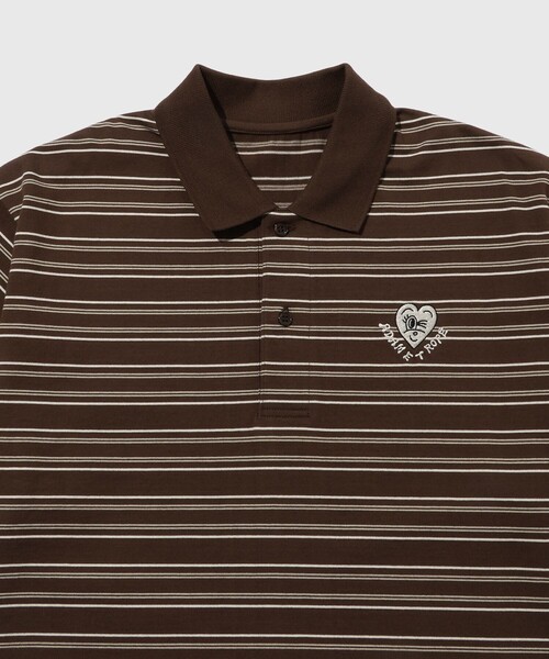 ADAM ET ROPE'（アダムエロペ）の「【Chocomoo×ADAM ET ROPE 】刺しゅう POLO（ポロシャツ・メンズ・ダークブラウン/ブラック系その他・FREE）」の13枚目の写真