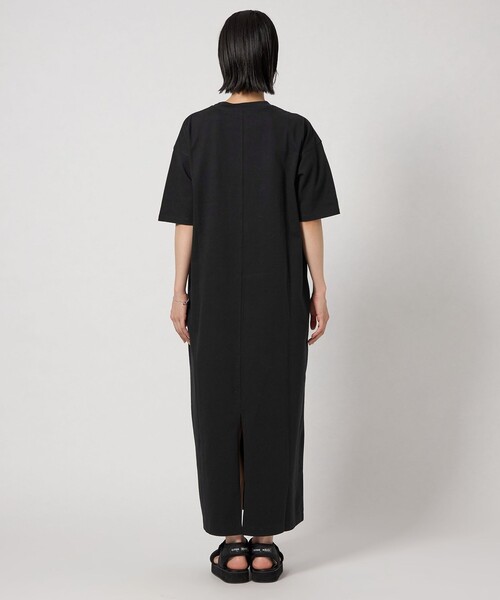 CITEN（シテン）の「＜CITEN＞CITENロゴカットワンピースハンソデ（ワンピース・レディース・ブラック/ダークブラウン・S/M）」の7枚目の写真