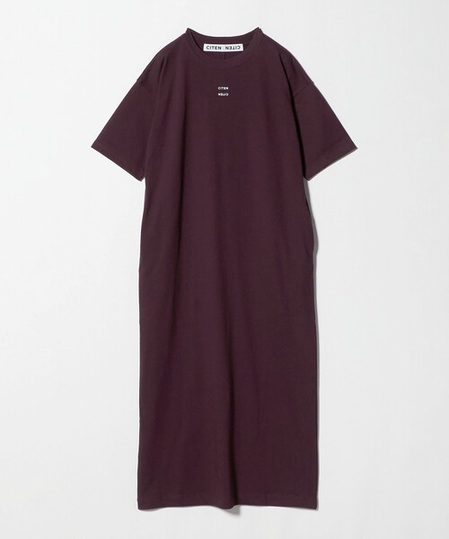 CITEN（シテン）の「＜CITEN＞CITENロゴカットワンピースハンソデ（ワンピース・レディース・ブラック/ダークブラウン・S/M）」の8枚目の写真