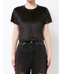 EMODA | アイレットパールベロアTシャツ(Tシャツ/カットソー)