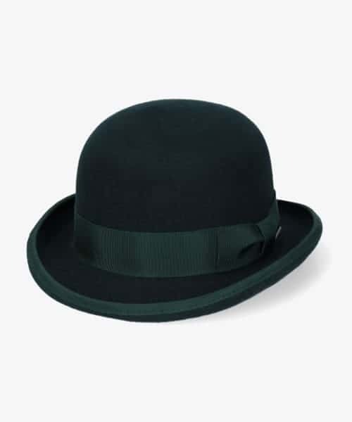 OVERRIDE（オーバーライド）の「OVERRIDE  FELT BOWLER / オーバーライド（ハット・メンズ・ブラウン/レッド/グリーン/ベージュ/ネイビー/グレー/ブラック・60cm/58cm）」の5枚目の写真