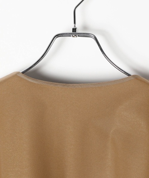 LEPSIM(レプシィム)の「リバーシブルチュールフェイクレザーベスト 575770(その他アウター・レディース・ブラウン/カーキ/ブラック・FREE)」の10枚目の写真