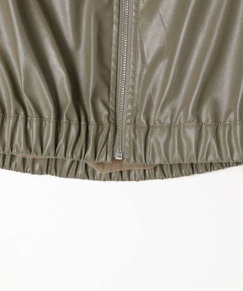 LEPSIM(レプシィム)の「リバーシブルチュールフェイクレザーベスト 575770(その他アウター・レディース・ブラウン/カーキ/ブラック・FREE)」の15枚目の写真