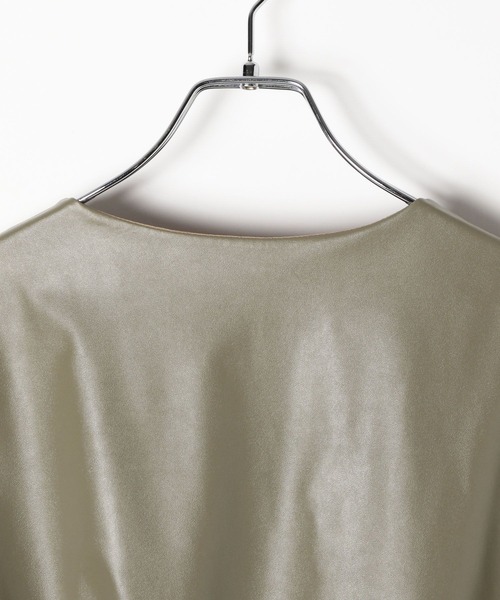 LEPSIM(レプシィム)の「リバーシブルチュールフェイクレザーベスト 575770(その他アウター・レディース・ブラウン/カーキ/ブラック・FREE)」の16枚目の写真