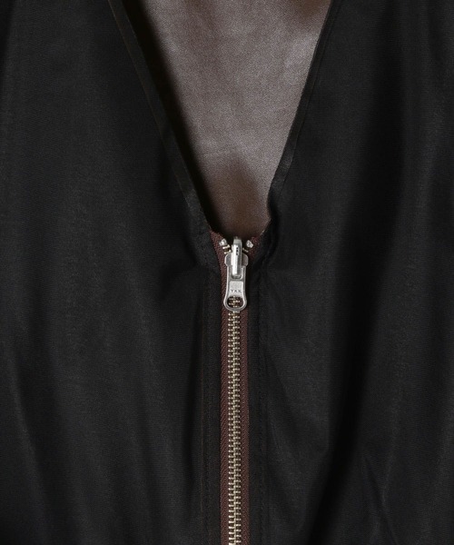 LEPSIM(レプシィム)の「リバーシブルチュールフェイクレザーベスト 575770(その他アウター・レディース・ブラウン/カーキ/ブラック・FREE)」の19枚目の写真