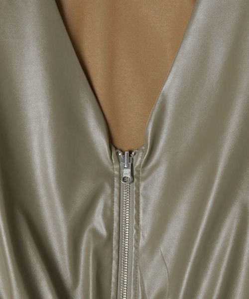 LEPSIM(レプシィム)の「リバーシブルチュールフェイクレザーベスト 575770(その他アウター・レディース・ブラウン/カーキ/ブラック・FREE)」の22枚目の写真