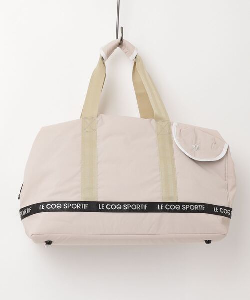 le coq sportif GOLF(ルコックスポルティフゴルフ)の「【le coq sportif GOLF】フラップポケットデザイン ボストンバッグ 背面シューズポケット付き ゴルフバック(ボストンバッグ・レディース・ブラック/ベージュ/ピンク・F)」の17枚目の写真