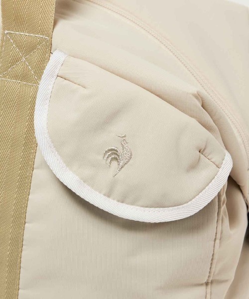 le coq sportif GOLF(ルコックスポルティフゴルフ)の「【le coq sportif GOLF】フラップポケットデザイン ボストンバッグ 背面シューズポケット付き ゴルフバック(ボストンバッグ・レディース・ブラック/ベージュ/ピンク・F)」の9枚目の写真