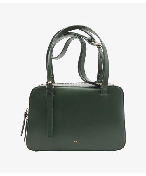 A.P.C.（アーペーセー）の「SAC VIRGINIE BOX（ハンドバッグ・レディース・グリーン/ブラック/ベージュ系その他・ONESIZE）」の3枚目の写真