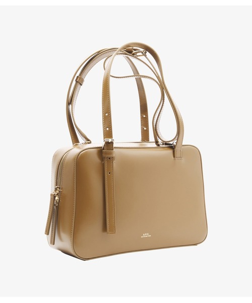 A.P.C.（アーペーセー）の「SAC VIRGINIE BOX（ハンドバッグ・レディース・グリーン/ブラック/ベージュ系その他・ONESIZE）」の4枚目の写真