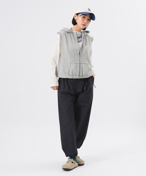 BEAMS BOY スウェット フルジップ パーカー ノースリーブ スウェット フルジップ パーカー ノースリーブ（ベスト）｜BEAMS BOY