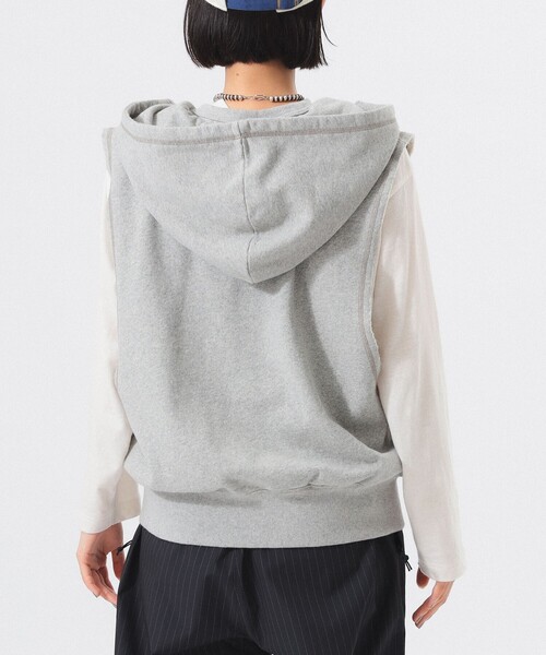 スウェット フルジップ パーカー ノースリーブ（ベスト）｜BEAMS BOY