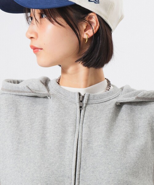 BEAMS BOY(ビームスボーイ)の「【2/5再値下げ】スウェット フルジップ パーカー ノースリーブ(ベスト・レディース・チャコールグレー/グレー・ONE SIZE)」の11枚目の写真