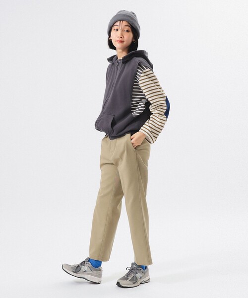 BEAMS BOY(ビームスボーイ)の「【2/5再値下げ】スウェット フルジップ パーカー ノースリーブ(ベスト・レディース・チャコールグレー/グレー・ONE SIZE)」の14枚目の写真