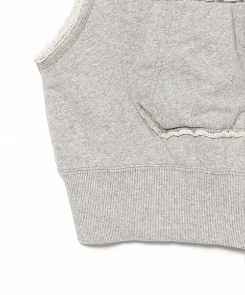 BEAMS BOY(ビームスボーイ)の「【2/5再値下げ】スウェット フルジップ パーカー ノースリーブ(ベスト・レディース・チャコールグレー/グレー・ONE SIZE)」の20枚目の写真