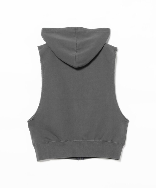 スウェット フルジップ パーカー ノースリーブ（ベスト）｜BEAMS BOY