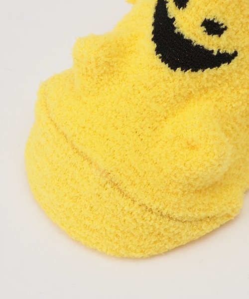 X-girl Stages（エックスガールステージス）の「キラッキーモチーフベビーソックス（ベビーシューズ/ベビーソックス・キッズ・アイボリー/イエロー・F）」の6枚目の写真